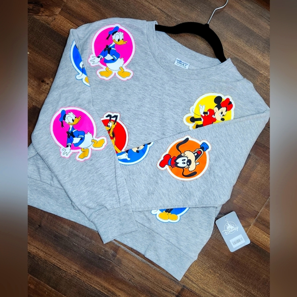 Disney 50th Vault Collection Stickers Sweatshirt
